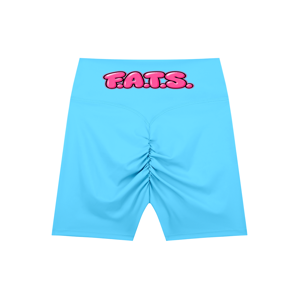 Slim Thick African American High-Waisted Blend Biker Shorts