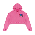 Polynesian BBW Queen Crop Hoodie