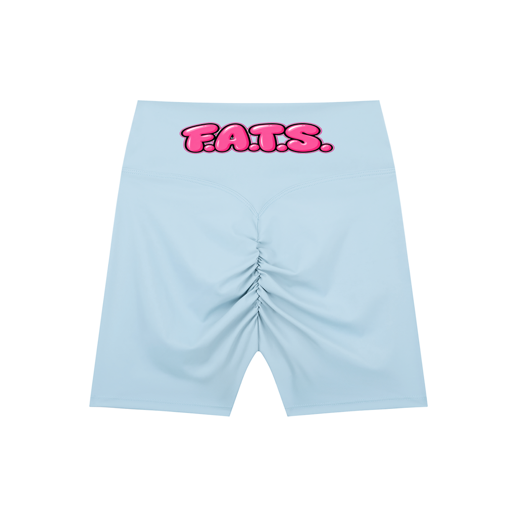 Slim Thick Polynesian High-Waisted Blend Biker Shorts