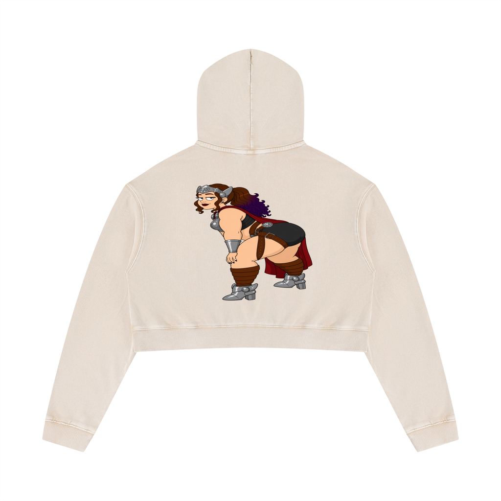 BBW Thor Queen Crop Hoodie