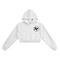 Black Queen Slim Thick Cropped Hoodie