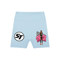 Slim Thick Polynesian High-Waisted Blend Biker Shorts
