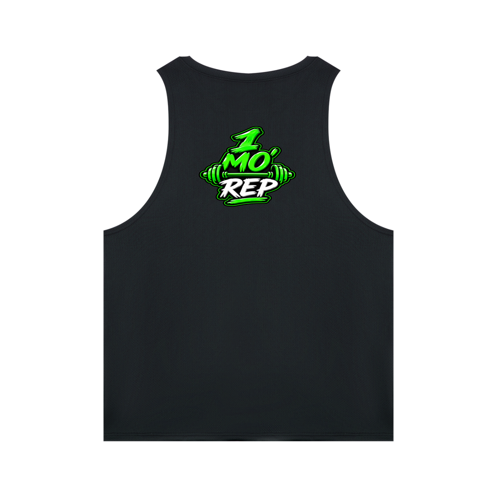 Gym Addict Lime Green Black Muscle Tee Workout