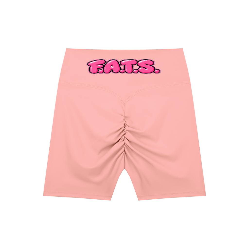 Slim Thick Polynesian High-Waisted Blend Biker Shorts