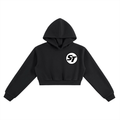 Mixed Queen Slim Thick Cropped Hoodie