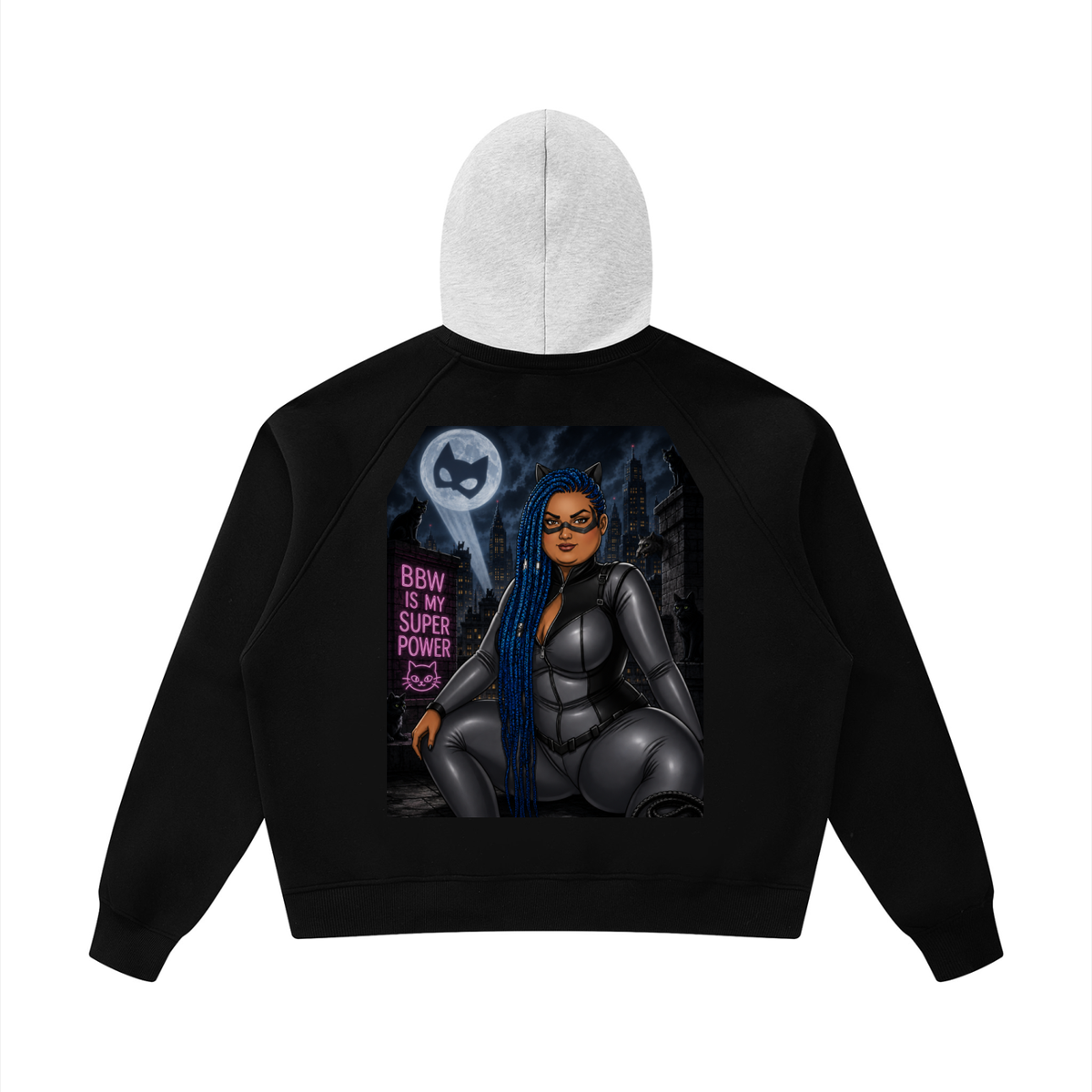 Unisex Fleece Raglan Color Block Hoodie