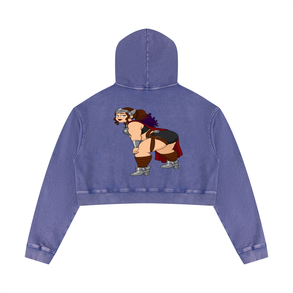 BBW Thor Queen Crop Hoodie
