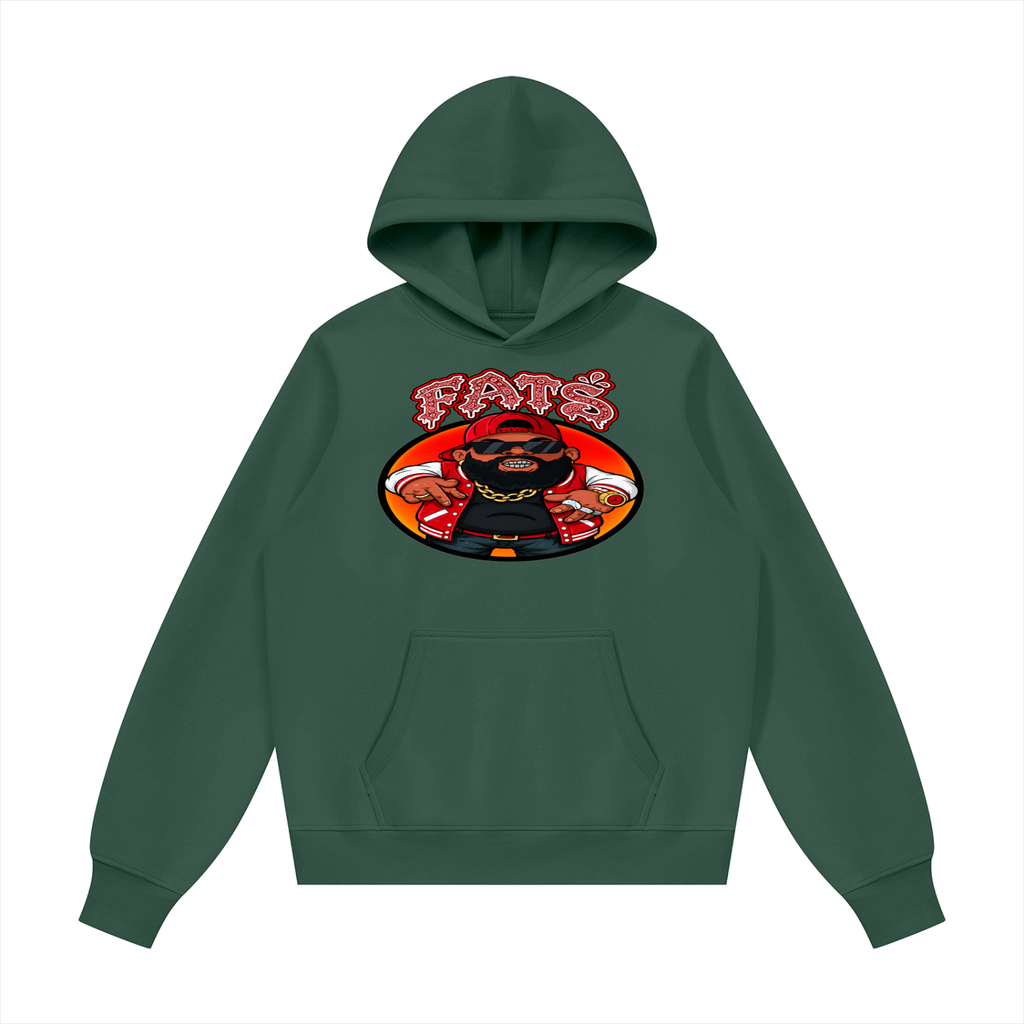 Red Bandana F.A.T.S. Unisex Fleece Regular Shoulder Hoodie