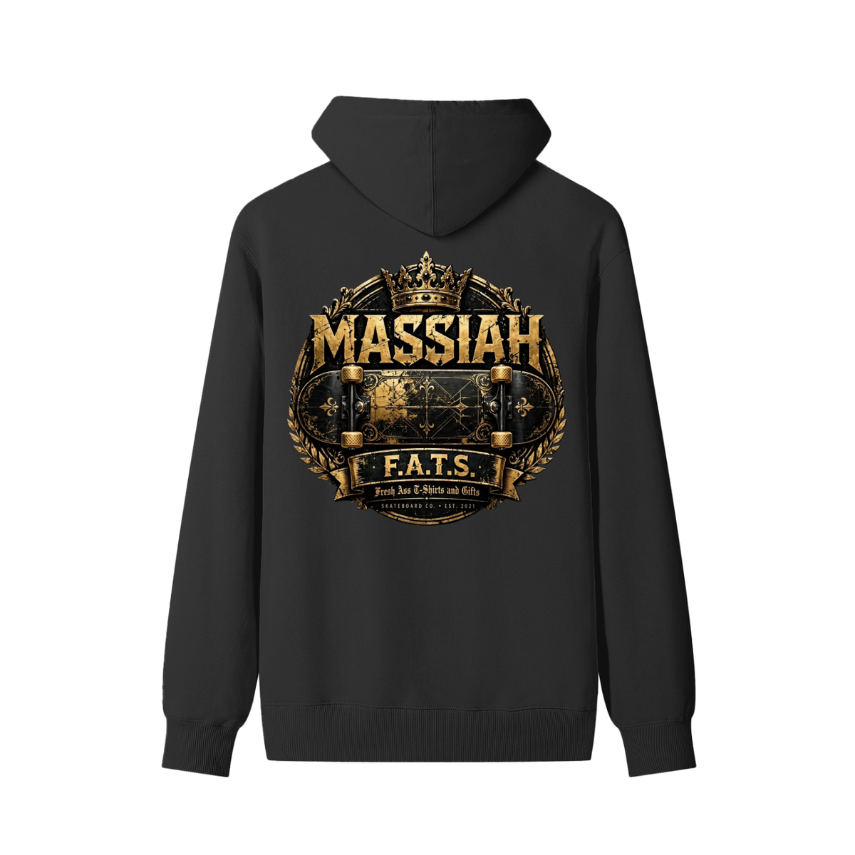 Massiah Logo Two Sided Classic Unisex Cotton Hoodie