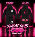 Black Queen Slim Thick 2 piece Sweat Suit